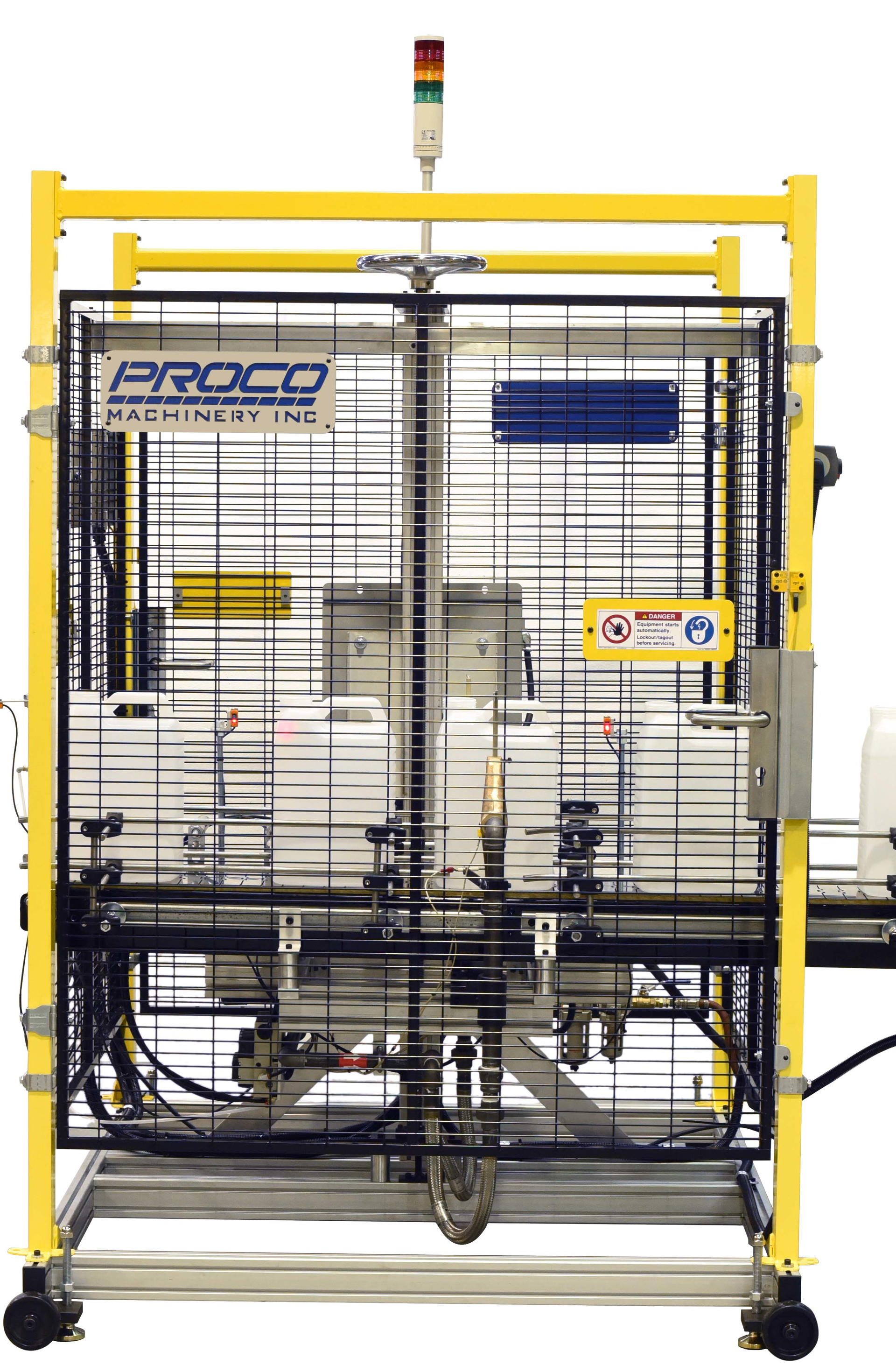 Proco Machinery has redesigned its automated flame treater for bottles and large containers with many new features, including fully automatic control that ignites the flame only when required.