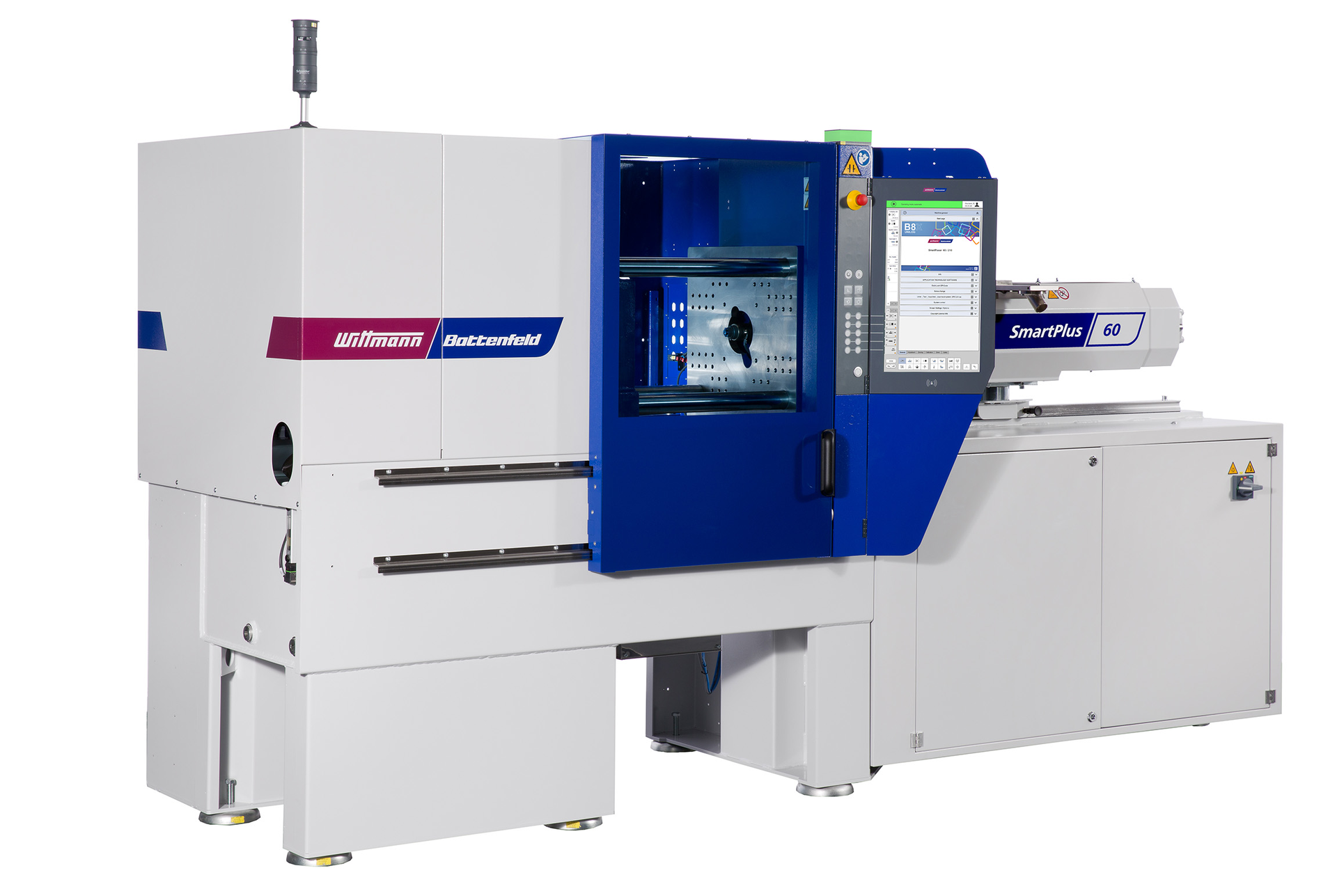 Wittmann Battenfeld's general-plus, servo-hydraulic SmartPlus machines represent a more economical alternative to the machines in its all-electric SmartPower series.