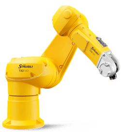 St&auml;ubli recently introduced three TX2 six-axis robot models, expanding the line to nine models.