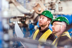 Plastics manufacturers should provide OSHA inspectors with any necessary personal protective equipment, such as masks and hard hats. Plastics manufacturers should provide OSHA inspectors with any necessary personal protective equipment, such as masks and hard hats.