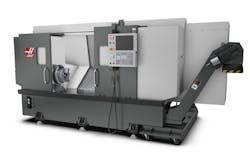 Haas’ ST-28 family of turning centers offer a high ratio of power to size. Haas’ ST-28 family of turning centers offer a high ratio of power to size.
