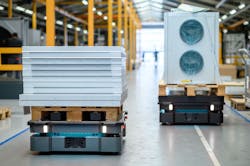 The MiR600 and the MiR1350 are the company’s first AMRs with an IP52 rating for protection from dust and water spray. The MiR600 and the MiR1350 are the company’s first AMRs with an IP52 rating for protection from dust and water spray.