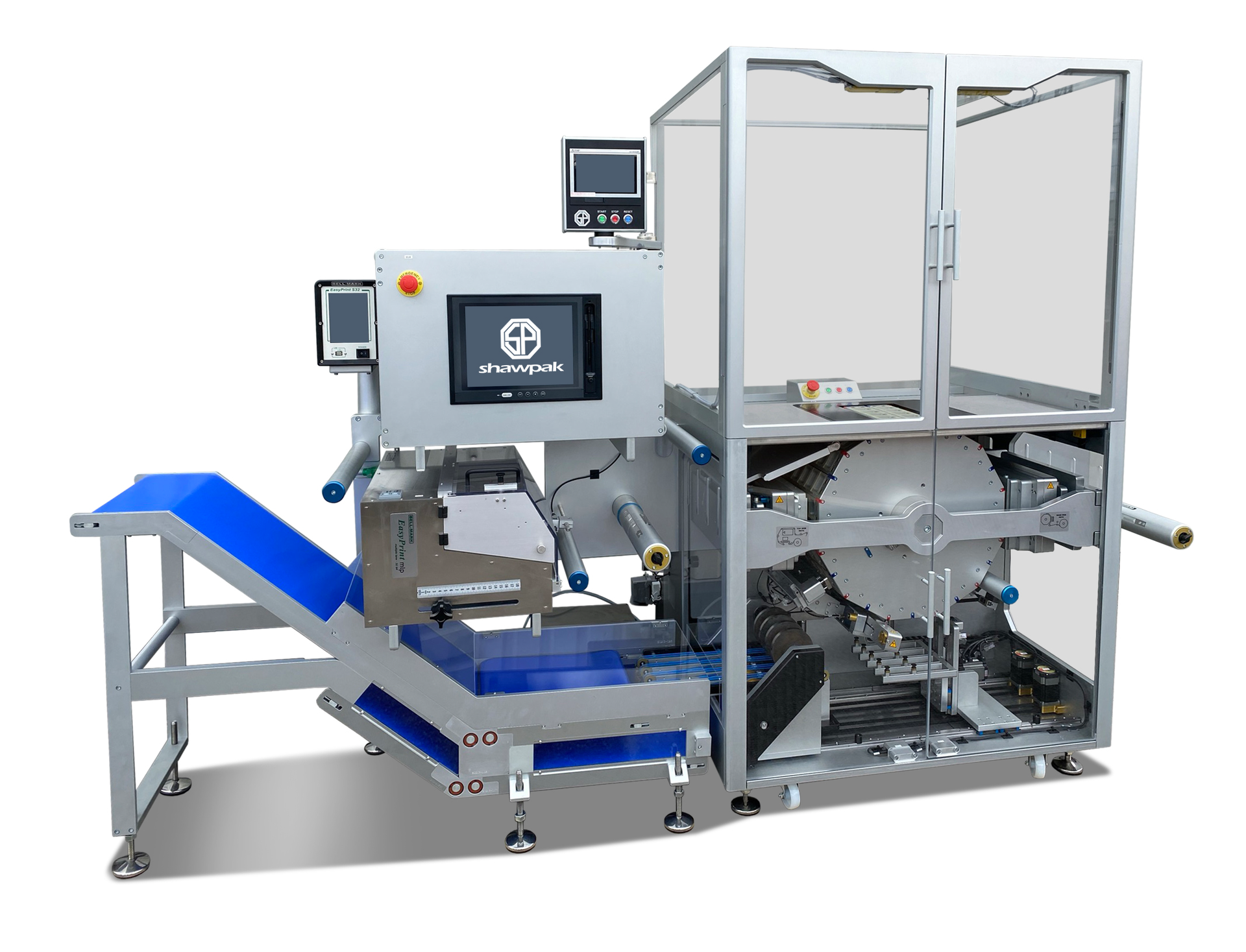 Shawpak's innovative thermoforming machines use a vertical carousel arrangement that gives them a significantly smaller footprint than traditional thermoformers.