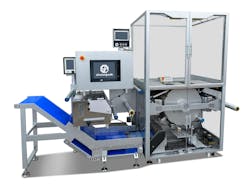 Shawpak's innovative thermoforming machines use a vertical carousel arrangement that gives them a significantly smaller footprint than traditional thermoformers. Shawpak's innovative thermoforming machines use a vertical carousel arrangement that gives them a significantly smaller footprint than traditional thermoformers.