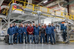 Taghleef Industries installed a new Davis-Standard liquid coating line at its Terre Haute, Ind., plant. Taghleef Industries installed a new Davis-Standard liquid coating line at its Terre Haute, Ind., plant.