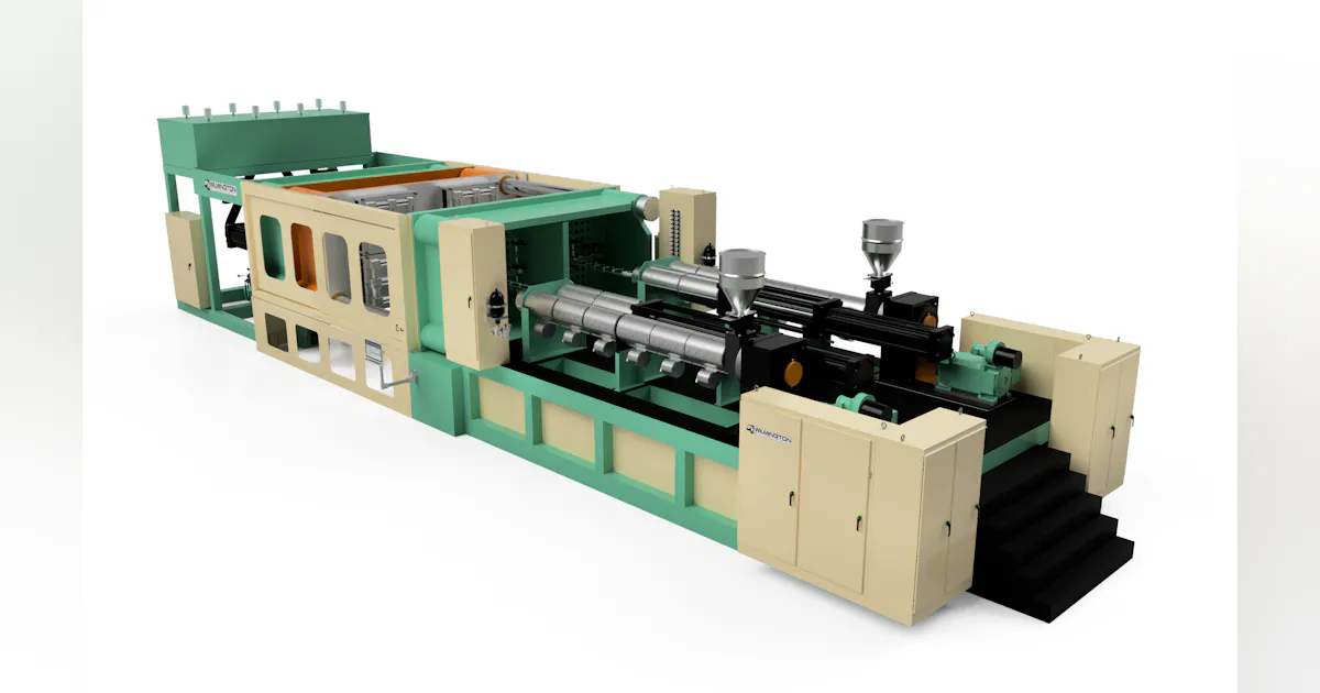 Elevate Press Machine Elevated presses make room for large molds | Plastics Machinery ...