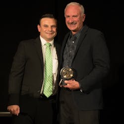 James Alongi was recently recognized as the newest recipient of the Lifetime Achievement Award from the Thermoforming Division of the Society of Plastics Engineers. James Alongi was recently recognized as the newest recipient of the Lifetime Achievement Award from the Thermoforming Division of the Society of Plastics Engineers.