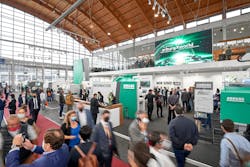 At its Fakuma display in October, Arburg showed off its work on sustainability issues, including advances it's made to make its injection molding machines more efficient. At its Fakuma display in October, Arburg showed off its work on sustainability issues, including advances it's made to make its injection molding machines more efficient.