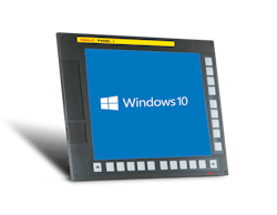 Fanuc's Panel i comes with Windows 10 IoT Enterprise and is available with either a 10.4-inch or a 15-inch screen. Fanuc's Panel i comes with Windows 10 IoT Enterprise and is available with either a 10.4-inch or a 15-inch screen.