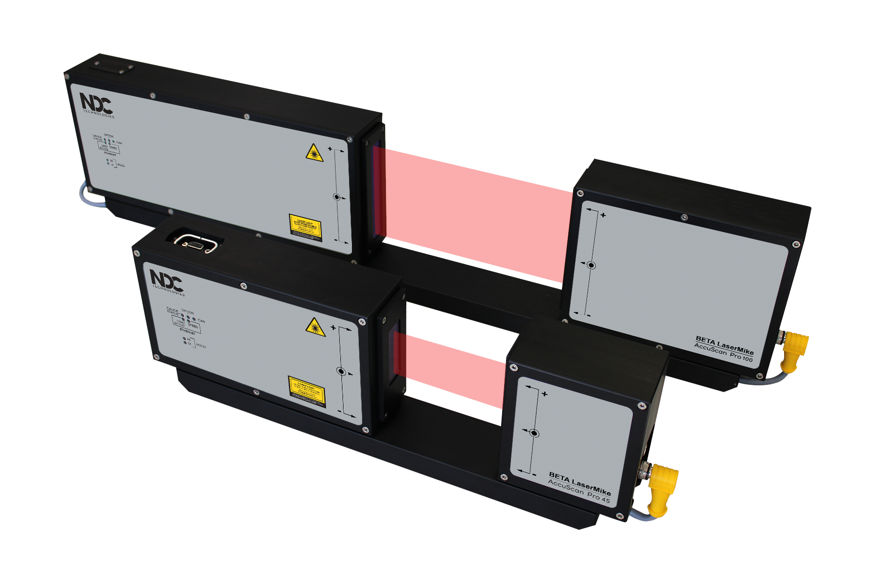 NDC Technologies' Accuscan Pro series is available in two models - the AccuScan Pro 45mm and the AccuScan Pro 100mm.