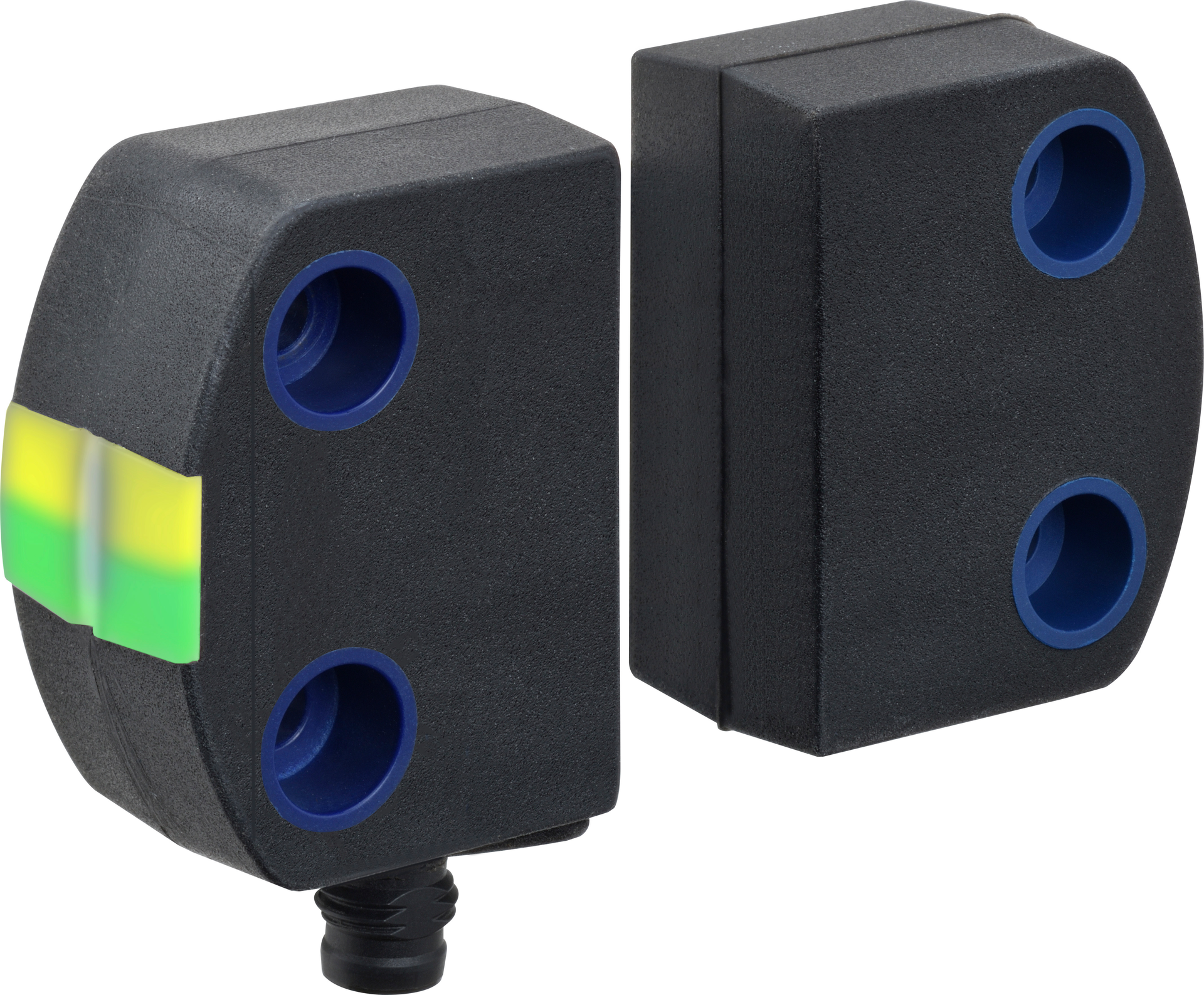 Omron's D41D RFID-coded non-contact door switch installs quickly and can be configured with flat or miniature actuators.