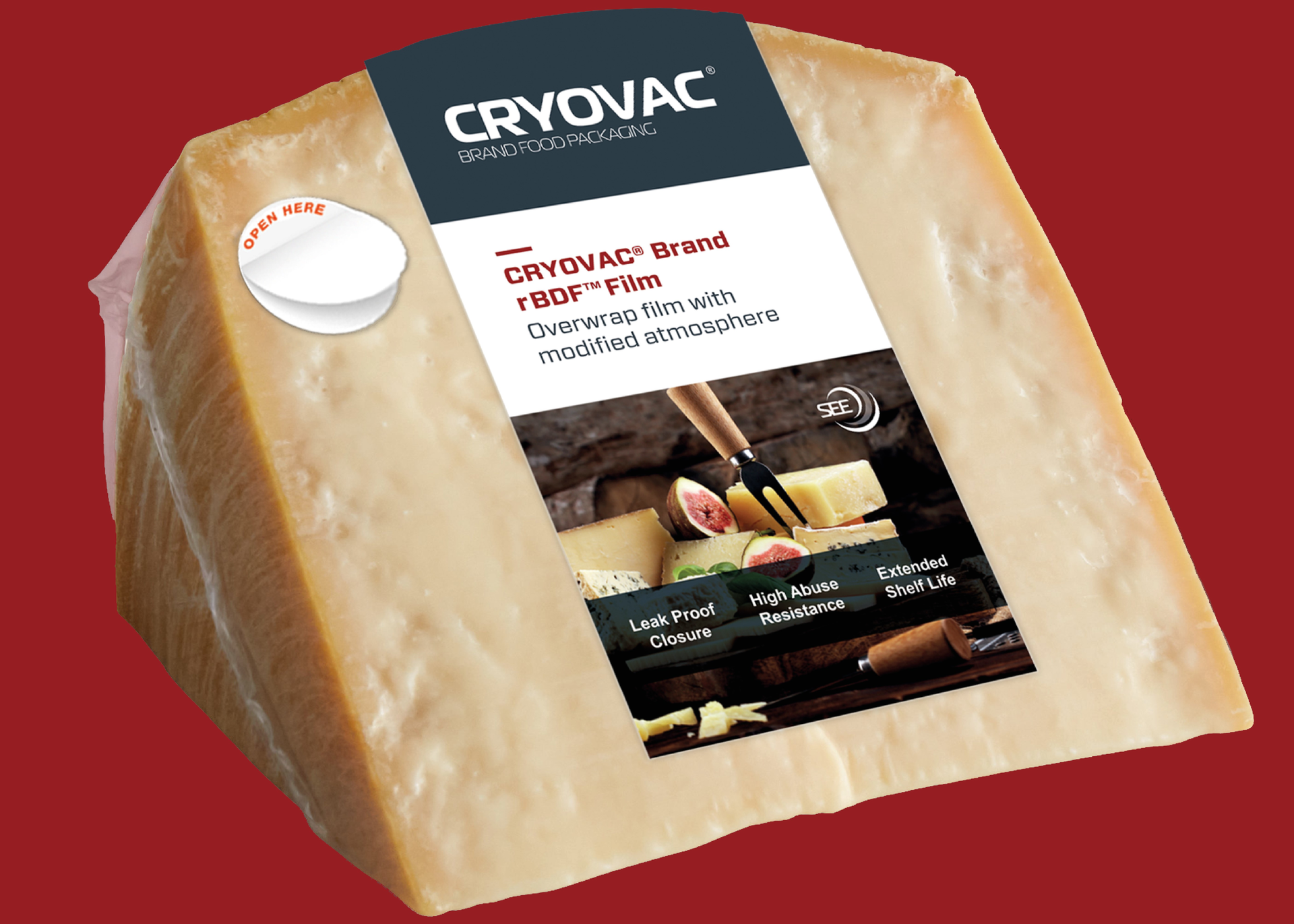 Sealed Air's Cryovac rBDF S10 is a food-grade barrier display film that contains up to 30 percent Certified Circular Resins.
