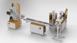 Collin's new Lab Line is optimized for filament production with a new mono-filament winder and a shortened water bath. Collin's new Lab Line is optimized for filament production with a new mono-filament winder and a shortened water bath.