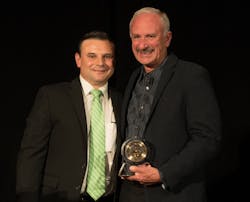 James Alongi was recently recognized as the newest recipient of the Lifetime Achievement Award from the Thermoforming Division of the Society of Plastics Engineers. James Alongi was recently recognized as the newest recipient of the Lifetime Achievement Award from the Thermoforming Division of the Society of Plastics Engineers.