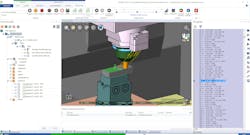 Hexagon's NCSimul 2022.0 software provides a digital twin of each machine, tool and material that it simulates. Hexagon's NCSimul 2022.0 software provides a digital twin of each machine, tool and material that it simulates.