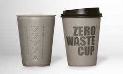 Bockatch's Zero Waste Cups, like this one, made from its EcoCore process for physical foaming, were on display at the 2021 United Nations Climate Change Conference. Bockatch's Zero Waste Cups, like this one, made from its EcoCore process for physical foaming, were on display at the 2021 United Nations Climate Change Conference.