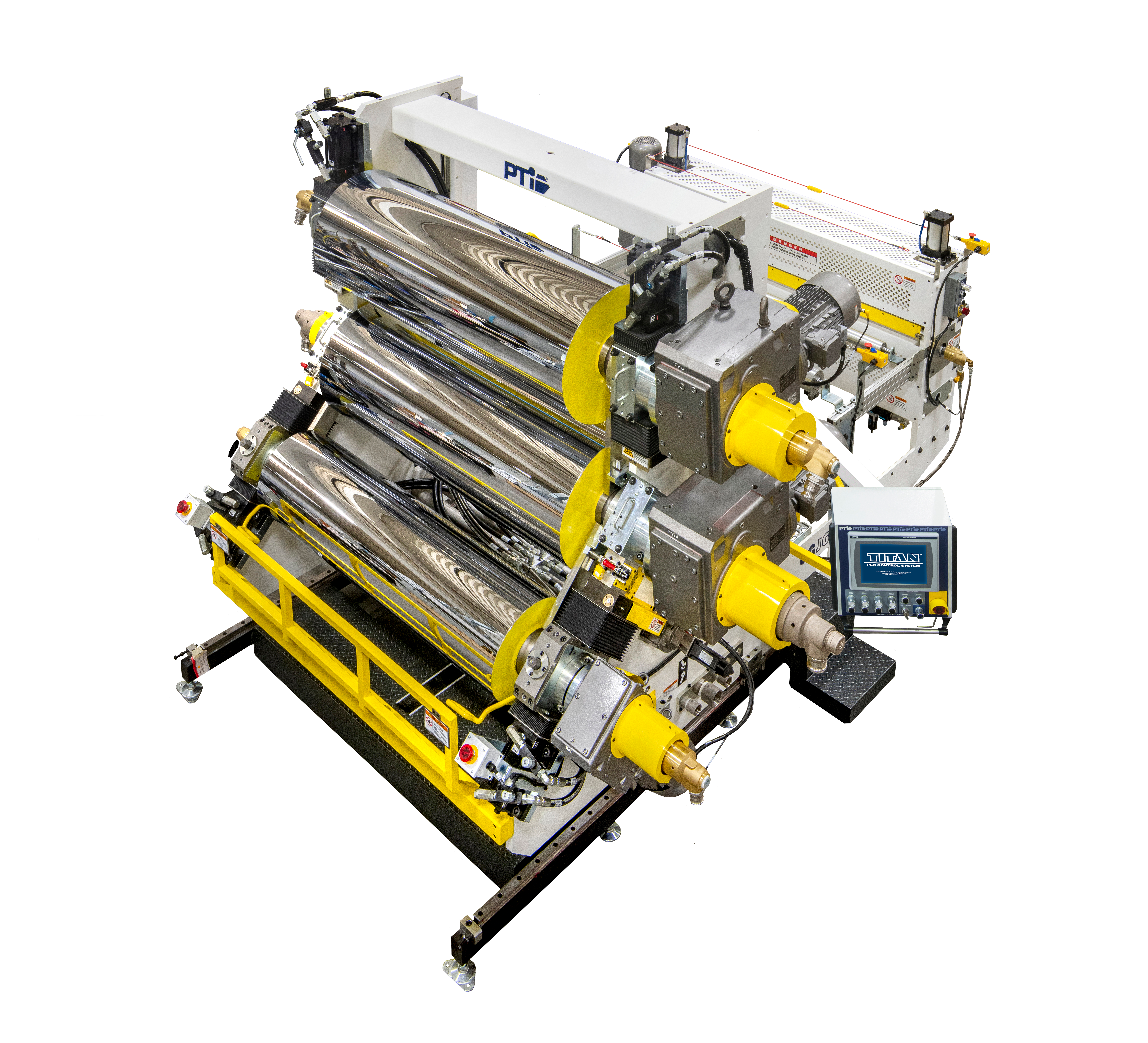 PTi's eG-Series is a streamlined version of its G-Series roll stands, and is the most compact that the company offers.