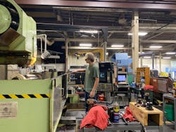 High school senior Wyatt Bossbach says he&apos;s always enjoyed working with his hands, making him an ideal fit as an apprentice at Bay Plastics Machinery.