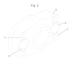 The invention's bearing element. The invention's bearing element.
