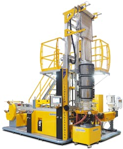 Labtech has developed a liquid crystal polymer (LCP) blown film line for laboratory and pilot plant production. Labtech has developed a liquid crystal polymer (LCP) blown film line for laboratory and pilot plant production.