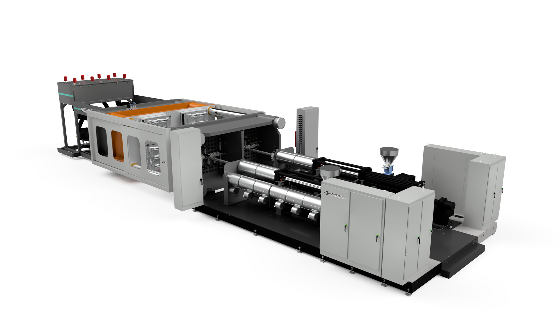 Wilmington's Lumina low-pressure injection molding machines can now perform multiple processes, including gas-assist molding and stack molding.