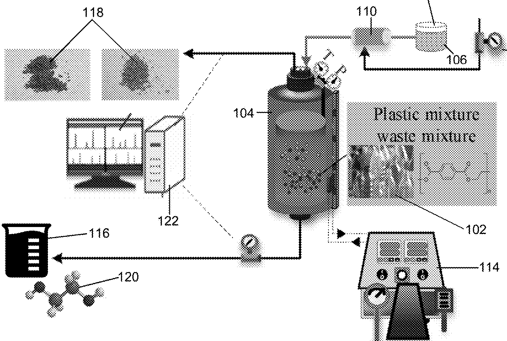 A patent application filed by the University of Wyoming and Washington State University describes a high-efficiency, low-energy method of recycling PET waste.