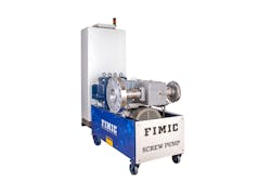 Fimic’s SPA screw pump boosts the performance of extrusion lines when they are used for recycling plastics, including post-consumer resins. Fimic’s SPA screw pump boosts the performance of extrusion lines when they are used for recycling plastics, including post-consumer resins.