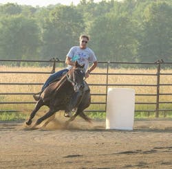 When his daughter expressed an interest in riding horses, Kurt Duska decided to join her; in his 50s, he now competes in rodeos. When his daughter expressed an interest in riding horses, Kurt Duska decided to join her; in his 50s, he now competes in rodeos.