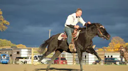 When his daughter expressed an interest in riding horses, Kurt Duska decided to join her; in his 50s, he now competes in rodeos.