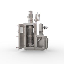 The eXso centrifugal dryer features a new housing. The eXso centrifugal dryer features a new housing.