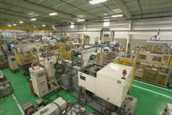 Albion, Mich., custom molder Team 1 Plastics has more than two dozen molding machines and about 60 employees.