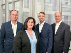 Engel North America named a new management board. From left to right, its members are CFO Johann Dastl, COO Vanessa Malena, CSO Benjamin Lettner and CEO Mark Sankovitch. According to the company, the position of president has been absorbed by the new board.
