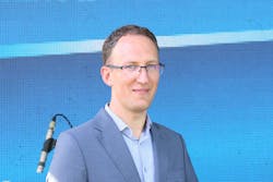 Gintautas Maksvytis is CEO of FlexBlow, a Lithuanian manufacturer of blow molding machines. Gintautas Maksvytis is CEO of FlexBlow, a Lithuanian manufacturer of blow molding machines.