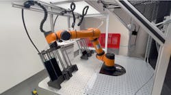 A Rapid Robotics cobot at work. A Rapid Robotics cobot at work.