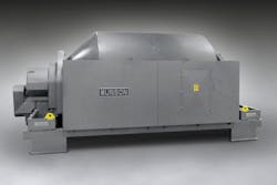 Munson’s largest rotary batch mixer, the 700-THCX-600-MSL, is intended for blending abrasive materials for a number of applications, including plastics. Munson’s largest rotary batch mixer, the 700-THCX-600-MSL, is intended for blending abrasive materials for a number of applications, including plastics.