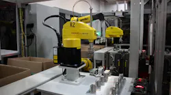 DevLinks, an official integrator of Fanuc robots, helped plan this packaging cell.