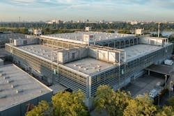 Hall 6 on the Messe Düsseldorf fairgrounds is hosting refugees from Ukraine. Hall 6 on the Messe Düsseldorf fairgrounds is hosting refugees from Ukraine.