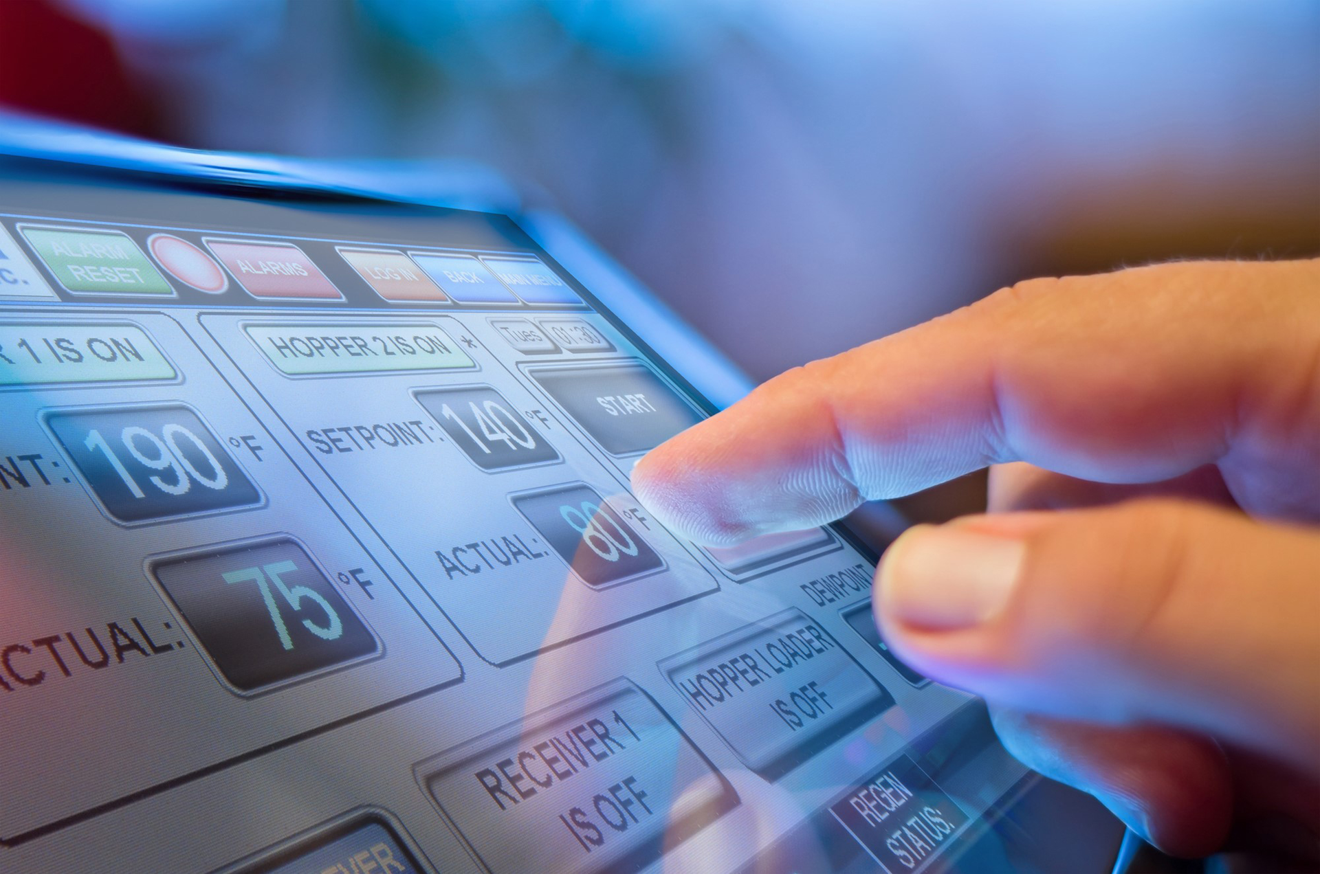 The SmartTouch control utilizes an OPC-UA open platform for maximum connectivity.