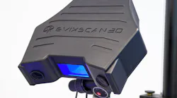 The Optima+ M scanning system can be used for non-contact quality-control tasks, as well as reverse engineering and rapid prototyping. It has a scanning range that is best for items from 2.7 inches to 3.3 feet inches in size.
