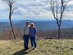 Brenda Clark and her husband, Philip, love visiting the Blue Ridge Mountains. Brenda Clark and her husband, Philip, love visiting the Blue Ridge Mountains.