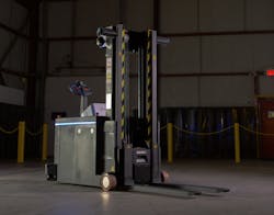 The Otto Lifter AMR can replace a human-operated forklift. The Otto Lifter AMR can replace a human-operated forklift.