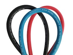 The hoses are made from polytetrafluoroethylene. The hoses are made from polytetrafluoroethylene.