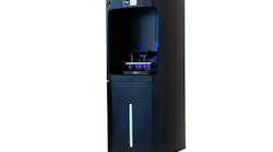 The NXE 200 employs lubricant sublayer photo-curing (LSPc) technology and has a build area measuring 10.8 inches by 6.1 inches by 7.9 inches.