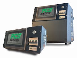 The TC50 hot-runner temperature controller from PCS comes in two versions, for either six or 12 zones of control. The TC50 hot-runner temperature controller from PCS comes in two versions, for either six or 12 zones of control.