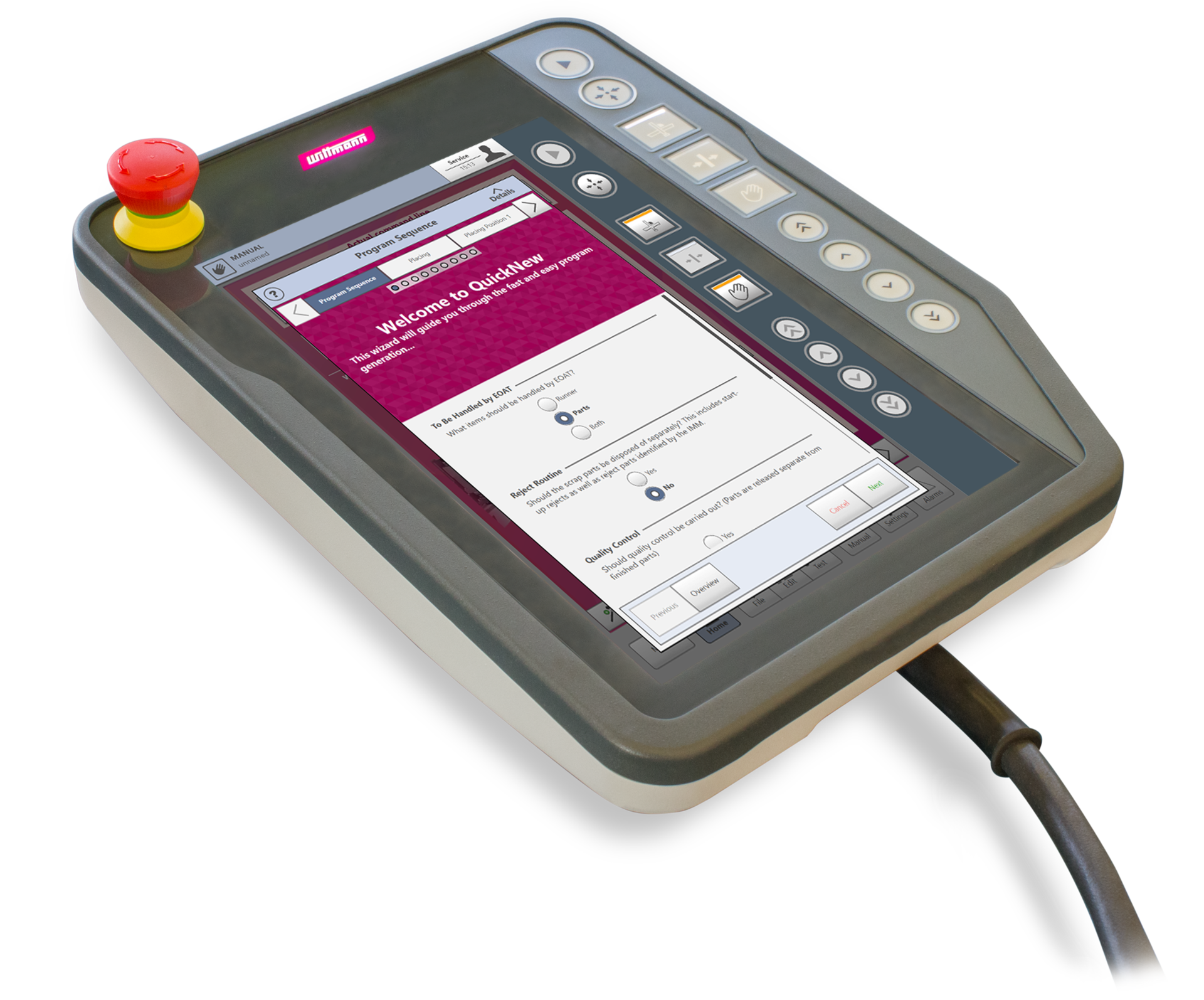 Over the last year, Wittmann has worked with its customers, technicians, engineers and software team to make programming easier through the new R9.1 QuickNew Wizard guided programming tool.