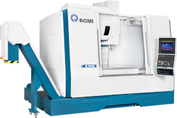 Romi&rsquo;s new D 1000 VMC features an updated design that provides rigidity and vibration absorption to allow for precise machining.