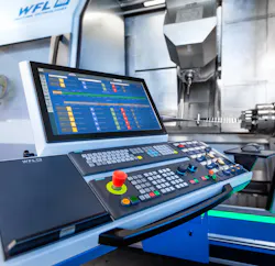 The myWFL Cockpit software from WFL Millturn lets users display machine status and statistics, including machine performance, operating hours and override settings.