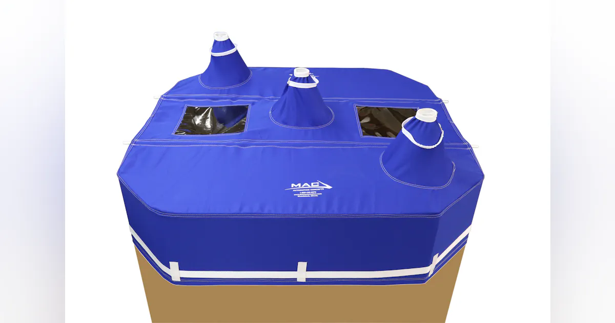 New gaylord covers are simple to install | Plastics Machinery Manufacturing