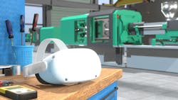 Oculus Quest 2 virtual reality (VR) headsets are the gateway to Kruse Training&apos;s newest offering--VR classes for workers involved in injection molding.