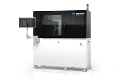 The M3-D08 micromolding machine has one hopper, one dryer, one plasticating barrel, two injection plungers and eight valve-gated hot-runner nozzles. The M3-D08 micromolding machine has one hopper, one dryer, one plasticating barrel, two injection plungers and eight valve-gated hot-runner nozzles.